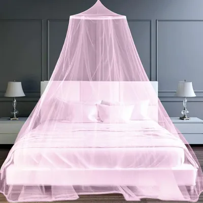 Zdjęcie produktu dla Uniwersalna moskitiera - siatkowa zasłona - ochrona przed owadami - łatwy montaż - 1050 x 250 cm - biała