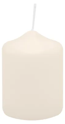 Produktbild von Spitzkopf Stumpen Kerzen Elfenbein 8 x Ø 6 cm, 12 Stück