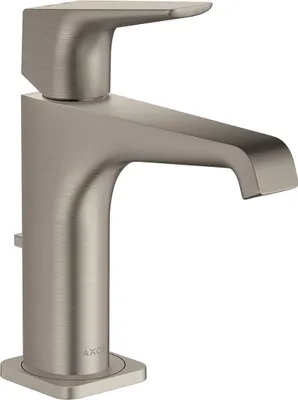 Produktbild von Einhebel-Waschtischmischer 125 AXOR CITTERIO E DN 15 m HGri m ZAG 1 1/4Zoll Stain st op mit Zugstangen-Ablaufgarnitur 1 1/4Z stainless steel optic