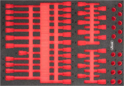 Produktbild von VIGOR Weichschaumeinlage leer V6810-L L x B x H: 563 mm x 393 mm x 35 mm
