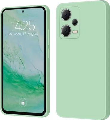 Produktbild von Hülle für Xiaomi Redmi Note 12 Pro+ Plus 5G Case Cover Bumper Silikon Softgrip Schutzhülle Farbe: Türkis