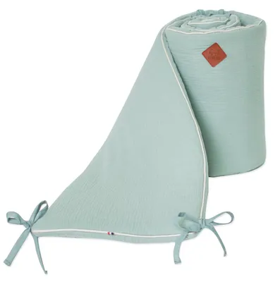 Produktbild von Bettumrandung Jeanne - 210 x 30 cm - Grünspan | by SEVIRA KIDS
