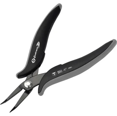 Productafbeelding van C.K. ESD tang met schuine punt, 45° gebogen, 152 mm, model T3892 (T3892)