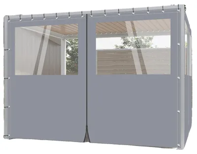 Productafbeelding van Platte, waterdichte, duurzame, grijze mat van 2,44 x 3,05 meter