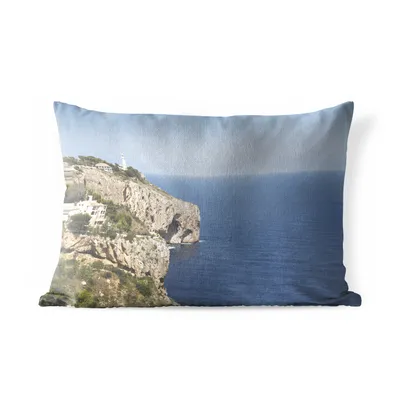 Produktbild von MuchoWow® Outdoor Kissen - Spanien - Meer - Küste - 60x40 cm - Wetterfest - Lounge Kissen - Zierkissen - Kissen für Innenräume