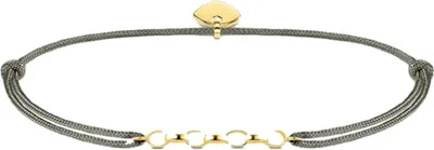 Produktbild von THOMAS SABO Armband "Little Secret" Silber goldfarben Nylon