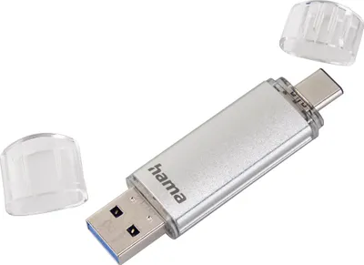 Obrázok produktu pre Hama® 00124163 USB Stick 3.1 + TypeC 2v1 64GB