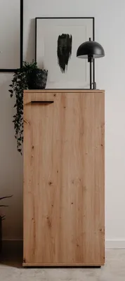 Produktbild von Schuhschrank Satos | Artisan Oak | 50 cm x 110 cm x 34 cm
