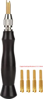Produktbild von Kantenfalter, Leder mit Sandelholzgriff für Lederhandwerk, DIY-Handwerk