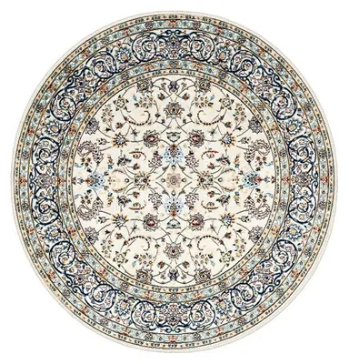 Image de Tapis Moquette en Polyester Multicolore 160 x 160 cm Poils 5 mm Dos PVC Antidérapant