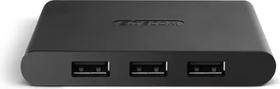 Zdjęcie produktu dla Sitecom USB 2.0 Travel Hub 4 Port, USB 2.0, USB 2.0, 480 Mbit/s, Czarny, Działanie, 0,6 m