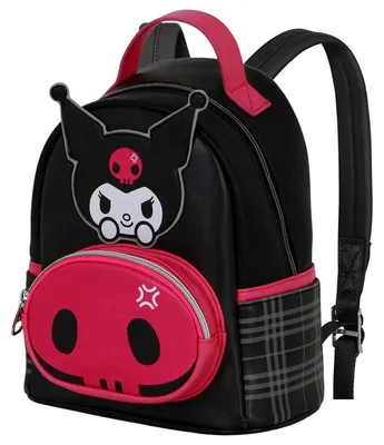 Obrázok produktu pre Batoh Hello Kitty a priatelia, motív Kuromi, lebka, 25 cm