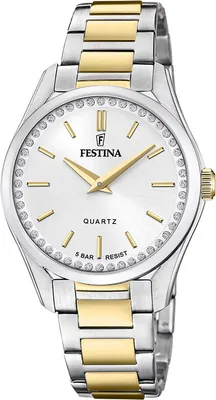 Produktbild von Festina Damen Uhr Fashion Edelstahl Armbanduhr silber gold UF20619/1