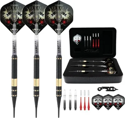 Obrázok produktu pre CUESOUL Dragon 16g Soft Darts Set - puzdro, letky, hroty a náradie