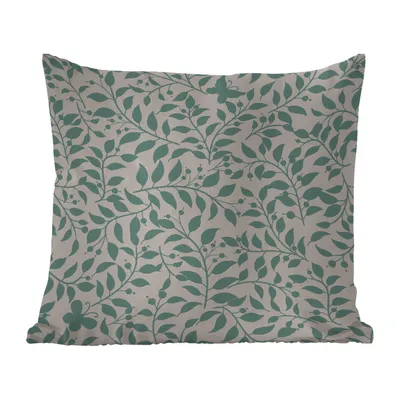 Obrázek produktu pro MuchoWow® Vnější polštář - Listy - Vintage - vzory -60x60 cm- Odolnost proti povětrnostním vlivům - polštář do obývacího pokoje