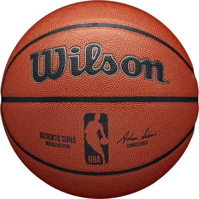 Produktbild von Wilson Basketball Ball Sportgerät NBA Authentic Series Braun Größe 7 Spielspaß