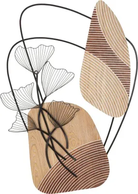 Image de Miroir mural, métal, 68x68 cm, doré, modèle Jalo, Mauro Ferretti