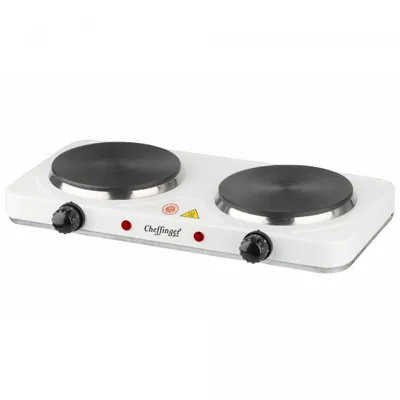 Produktbild von Cheffinger CF-EHD1000: 1000W Elektrische Kochplatte - Doppelt