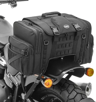 Produktbild von Motorrad Hecktasche # TQ1 für Chopper Cruiser Retro 52-60L schwarz
