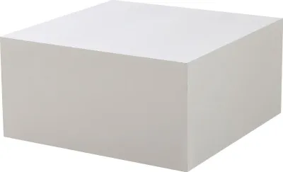 Immagine prodotto di Tavolino da salotto bianco quadrato Lola 80x80x40H