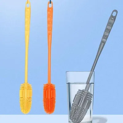 Image de Lot de 5 brosses de nettoyage en silicone, brosses longues pour le verre