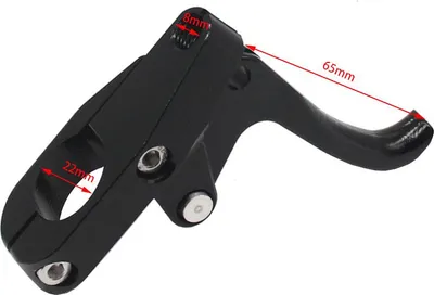 Image de Accélérateur à doigt en alliage d'aluminium pour bateaux à moteur jet ski, tous guidons 1 pouce et 7/8