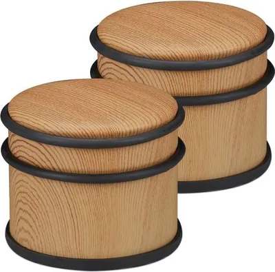 Produktbild von Türstopper aus Holz - 2er-Set