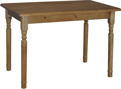 A wooden table on a white background.