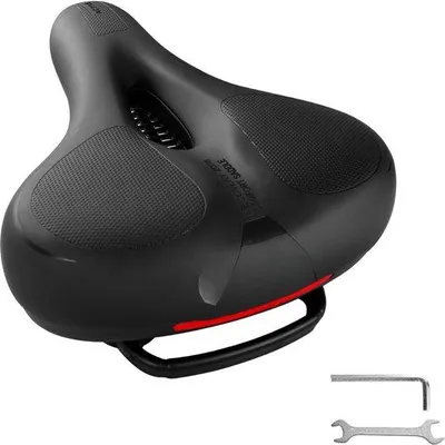 Produktbild von Famanu Gel-Sattel MTB Rennrad 26 × 22 × 10 cm, atmungsaktiv und wasserabweisend – Schwarz