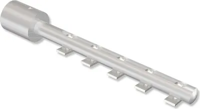 Produktbild von Interdeco Innenlauf-Wandträger, Silbergrau Modell Basic 6,5-18,5 cm