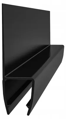 Produktbild von Inea Duschkabinen-Dichtung Schwarz für 4-6mm Glas 100cm