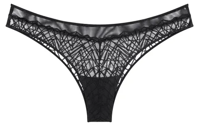 Image de Slip brésilien Triumph pour femme « That Night In Vegas » - NOIR - Taille 46