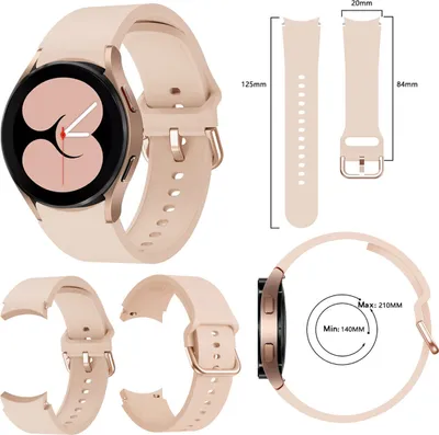 Obrázek produktu pro Pro Samsung Galaxy Watch 6 5 4 Normal Pro Classic všechny velikosti plastový řemínek