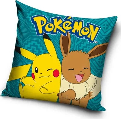Image de Taie d'oreiller Pokémon Pikachu et Eevee
