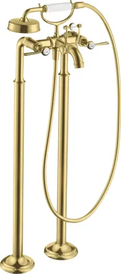 Produktbild von 2-Griff-Wannenarmatur AXOR MONTREUX DN 15 bodenst m Hebelgr. brushed brass brushed brass