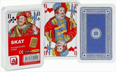 Produktbild von Nürnberger Spielkarten 7024 - Skat Classic, französisches Bild im Klarsichtetui 4012426600104