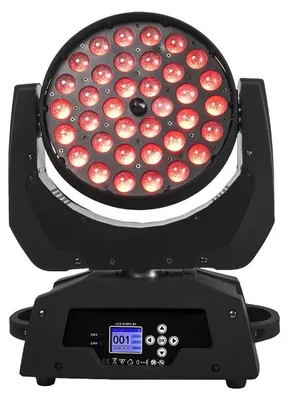 Produktbild von Moving Head Licht, 36x18W RGBWA+UV, DMX Steuerung, 2 Stück 36x18W, EU-Stecker