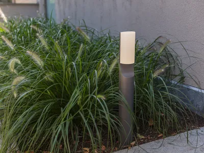 Immagine prodotto di Lanterna da giardino per esterni BATI antracite Lutec 7188601125