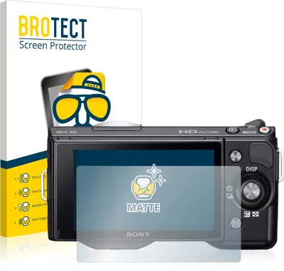 Produktbild von 2x BROTECT Schutzfolie für Sony Alpha NEX-5 Displayschutz Displayschutzfolie Folie Matt Entspiegelungsfolie