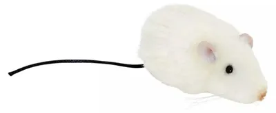 Produktbild von Hansa Plüschtier Weißes Maus- 9 cm
