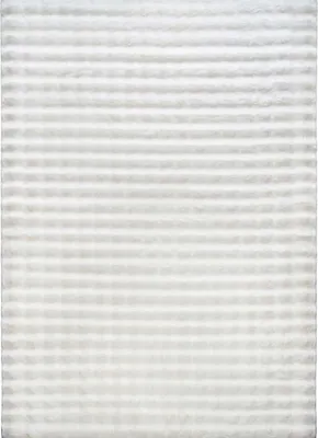 Produktbild von Teppich weich mit Blasenrelief weiß 190x290