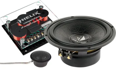 Produktbild von Helix C 62C 2-Wege Einbau-Lautsprecher-System, passiv, 300 Watt, Frequenzgang 150 Hz - 25000 Hz, 67 mm Einbautiefe, 1 x 4Ω, 91 dB Wirkungsgrad