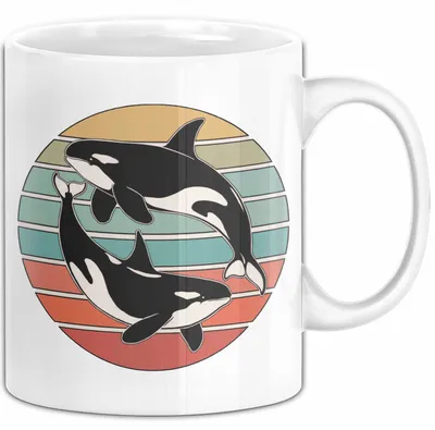 Produktbild von Wal Tier Tasse Geschenk Lustige Geschenkidee Spruch (Weiß)