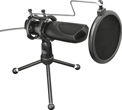 Obrázok produktu pre Trust GXT 232 Mantis, PC mikrofón, -38 dB, 50 - 16000 Hz, 32 ohm, Všesmerový, Kábel