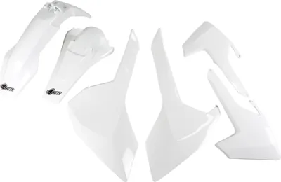 Produktbild von Verkleidungskit UFO PLAST 6-teilig Verkleidungssatz Kunststoff für Husqvarna FE TE TX 125 - 450 ccm Bj. 2017 - 2019, Farbe:weiß OEM