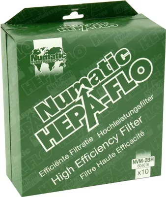 Immagine prodotto di Numatic Sac HEPA-flo 15L - Aspiratore a tamburo - Sacchetto per la polvere - Verde - Bianco - Polipropilene (PP) - 15 litri - Numatic JVP180 James - CVC370 Charles (604016)