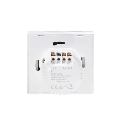 Immagine prodotto di LogiLink SH0125 Interruttore a parete intelligente Wi-Fi LogiLink, a 2 vie, bianco