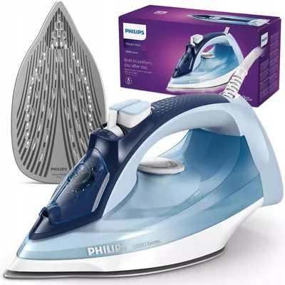 Produktbild von PHILIPS DST5030/20 Dampfbügeleisen, 2400 W, 180 g, 320 ml, SteamGlide Plus