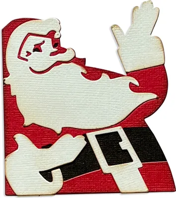 Produktbild von Sizzix Thinlits Stanzschablone "Retro Santa by Tim Holtz"