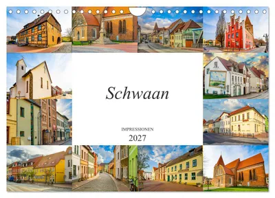 Produktbild von Schwaan Impressionen (Wandkalender 2027 DIN A4 quer), CALVENDO Monatskalender